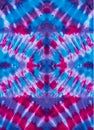 Fashionable Colorful Retro Abstract Psychedelic Tie Dye Swirl Design. Royalty Free Stock Photo