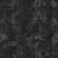 Fashionable digital dark camouflage pattern. Stylish military print for fabric, seamless monochrome background. Vector