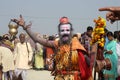 Fashionable in faith at Ganga Sagar Island.