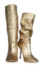 Fashionable female boots Royalty Free Stock Photo