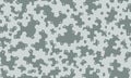 Fashionable geometric camouflage pattern. Seamless texture. Urban techno camo background. Vector