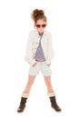 Fashionable girl child Royalty Free Stock Photo