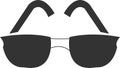Fashionable glasses for men and women icon