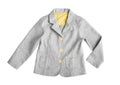 Fashionable gray casual suit jacket