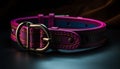 A fashionable leather belt with a shiny metal buckle generated by AI