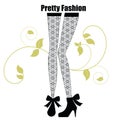 Fashionable leggings with pattern