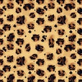 Fashionable Leopard Seamless Pattern. Stylized Spotted Leopard Skin Background for Fashion, Print, Wallpaper, Fabric