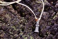 Fashionable lighthouse silver pendant