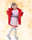 Fashionable little girl Royalty Free Stock Photo