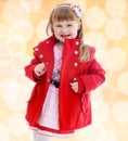 Fashionable little girl Royalty Free Stock Photo