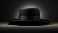 Fashionable men in dark clothing wear old fashioned fedoras and bowler hats generated by AI