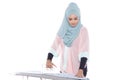 Fashionable muslimah woman