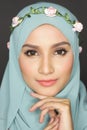 Fashionable muslimah woman