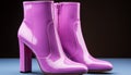 A fashionable pair of high heels exude elegance and glamour generated by AI