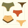 Fashionable panties collection