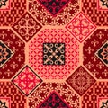 Fashionable pattern in the Arab style, seamless background, arabesque vector.