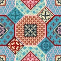 Fashionable pattern in the Arab style, seamless background, arabesque vector.