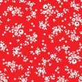 Fashionable pattern in small flowers. Floral background for textiles.