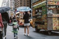 Street fashion in New York, Manhattan.