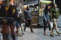 Street fashion in New York, Manhattan.