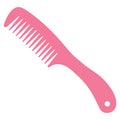 Fashionable pink hair comb, classic barbershop hair comb