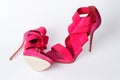 Fashionable pink shoes Royalty Free Stock Photo