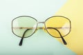 Fashionable retro reading glasses, branded trendy glasses