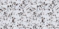 Fashionable slate grey and brown abstract terrazzo tile seamless pattern