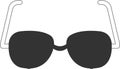 Fashionable sunglasses for men and women icon Royalty Free Stock Photo