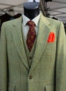 Fashionable Tweed jacket and waistcoat Royalty Free Stock Photo