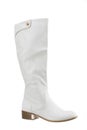 Fashionable women boot isolated on a white