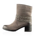 Fashionable women winter boot Royalty Free Stock Photo