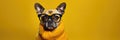 Fashionforward Dog Showcasing A Trendy Sweater Royalty Free Stock Photo