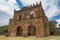 Fasil Ghebbi, castle in Gondar, Ethipia Heritage Royalty Free Stock Photo