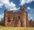 Fasil Ghebbi, castle in Gondar, Ethipia Heritage Royalty Free Stock Photo