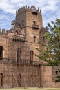 Fasil Ghebbi, castle in Gondar, Ethipia Heritage Royalty Free Stock Photo