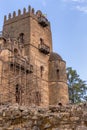 Fasil Ghebbi, castle in Gondar, Ethipia Heritage Royalty Free Stock Photo