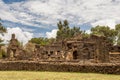 Fasil Ghebbi, royal castle in Gondar, Ethipia Royalty Free Stock Photo