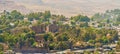 Fasilides castle in Gondar in Ethiopia Royalty Free Stock Photo