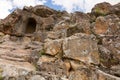 Fasillar monument and ruins, depicted in a mountainous temple, in Fasillar village of Beysehir, Konya