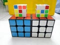 Fasionable magic rubik cube -colourful Royalty Free Stock Photo