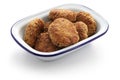 Fasirt, hungarian fried meatball Royalty Free Stock Photo