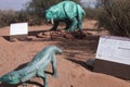 Fasolasuchus is an extinct genus of loricatan dinosaurs. Fossils have been found in the Los Colorados Royalty Free Stock Photo