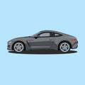Fast and Agile Coupe Car for a Dynamic Driving Experience