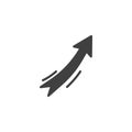 Fast arrow Up vector icon