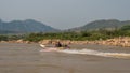 Boat trip on the Mekong River. Luang Phabang, Laos, Asia