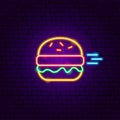 Fast Burger Neon Sign