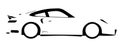 Fast Car Outline