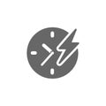 Fast charge icon. Vector illustration decorative design