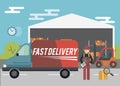 Fast Delivery concept